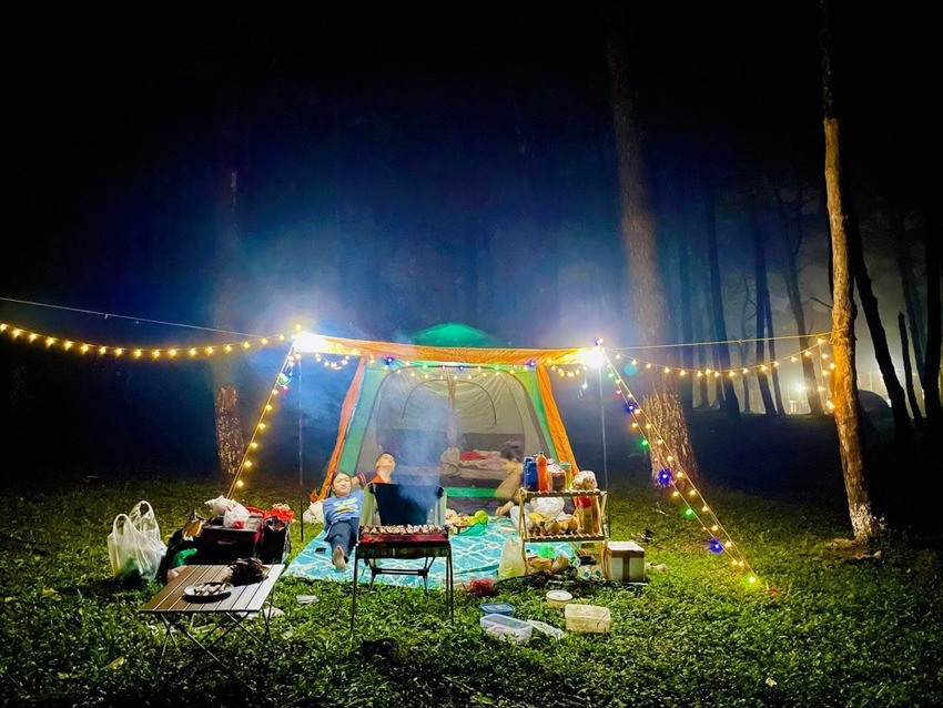 Cắm trại ban đêm ở Yên Sở cần sự đồng ý từ ban quản lý (Nguồn: Internet)