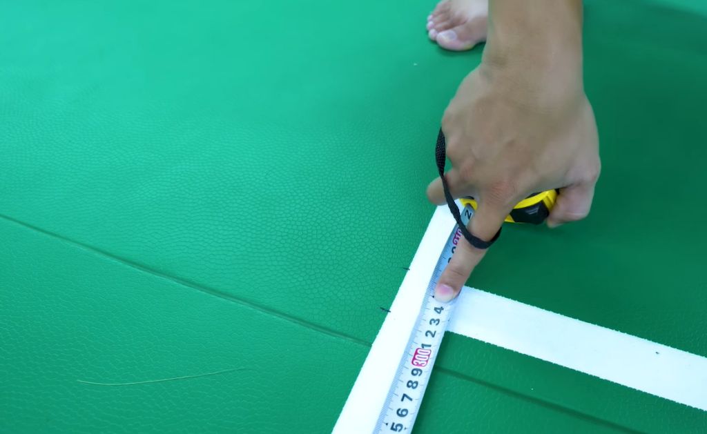 Các loại đường kẻ lưới trên sân cầu lông có kích thước khác nhau