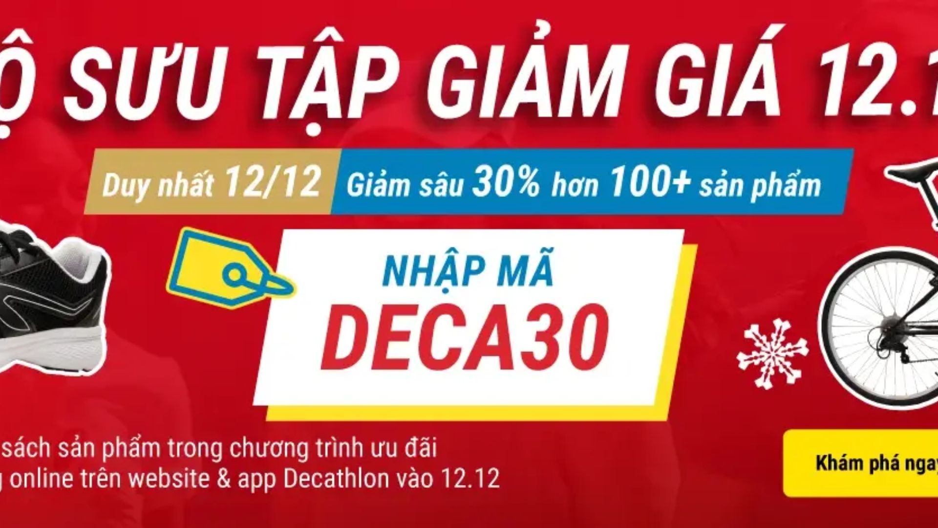 Siêu Khuyến Mãi 12/12/2023 – Giá Tốt Chưa Từng Có tại Decathlon