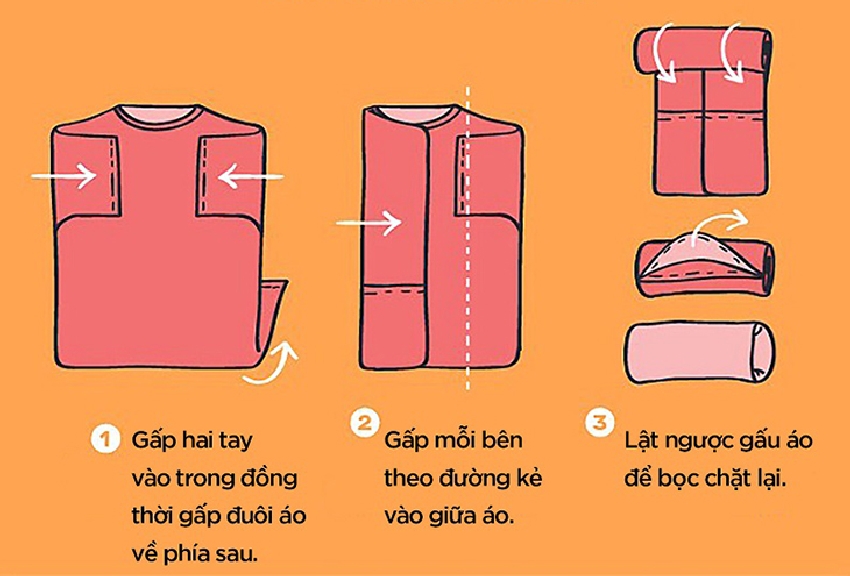 Những vật dụng nhỏ như găng tay và tất chân không chiếm nhiều diện tích