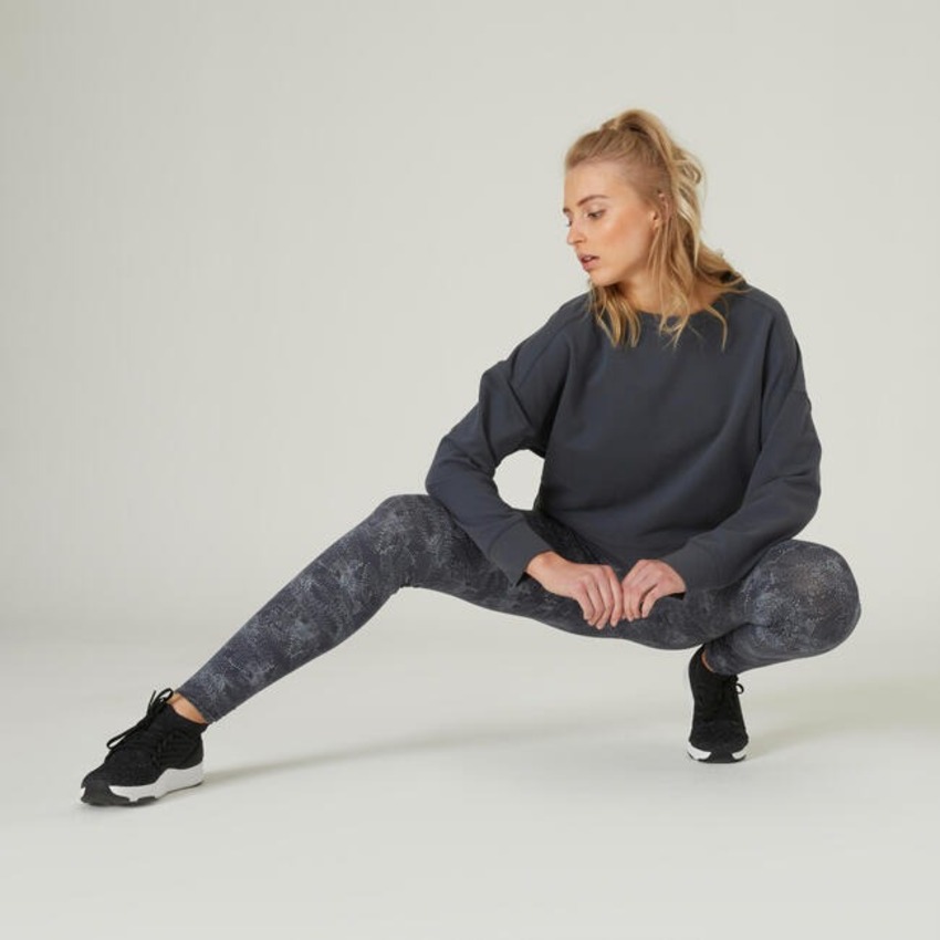 Áo croptop và quần legging ngắn thấm hút mồ hôi tốt