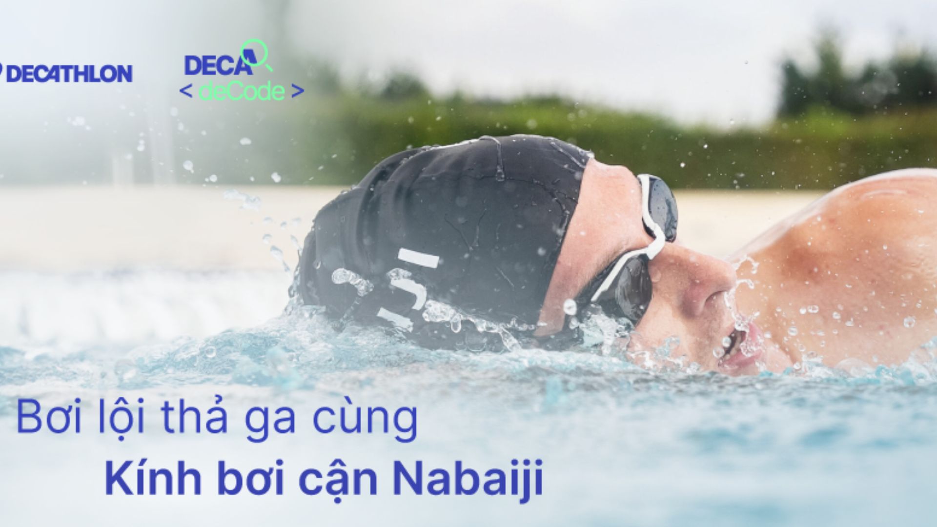 Khám phá dòng sản phẩm kính bơi cận Decathlon