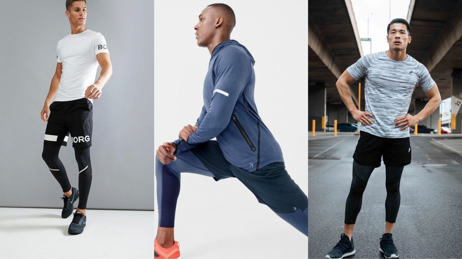 Quần legging nam phối đồ đơn giản, thời trang và phong cách