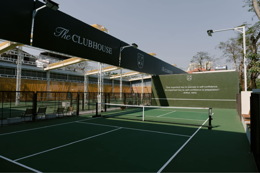 Cụm sân pickleball tại The ClubHouse là sân pickleball hà nội