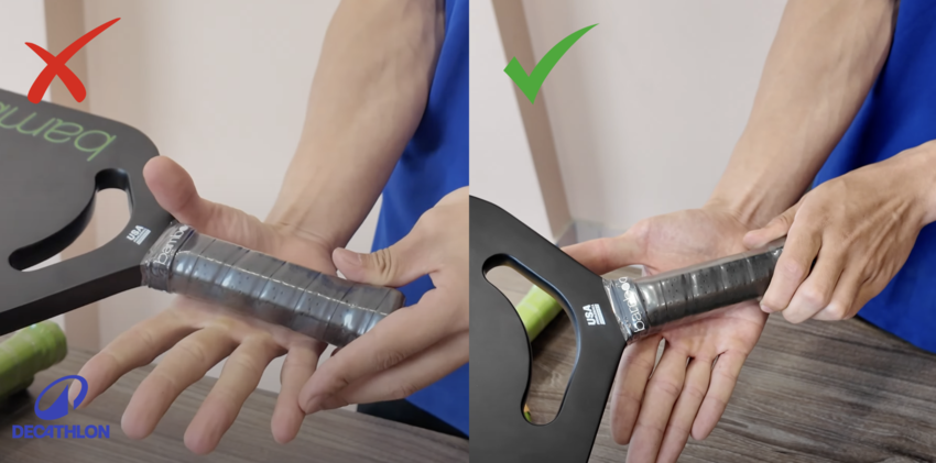 Lỗi cầm vợt quá sát