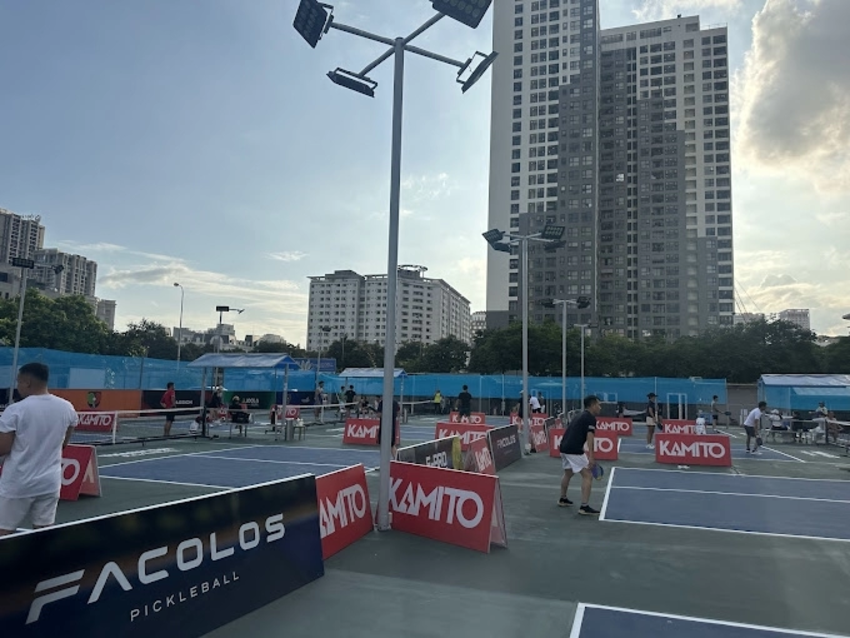 Hệ thống sân Pickleball Thành Đạt khu vực Cầu Giấy
