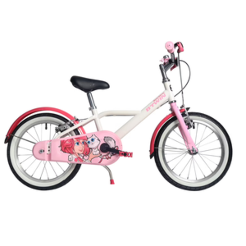 Xe đạp 16 inch 500 cho trẻ em (4-6 tuổi) là dòng xe đạp màu hồng