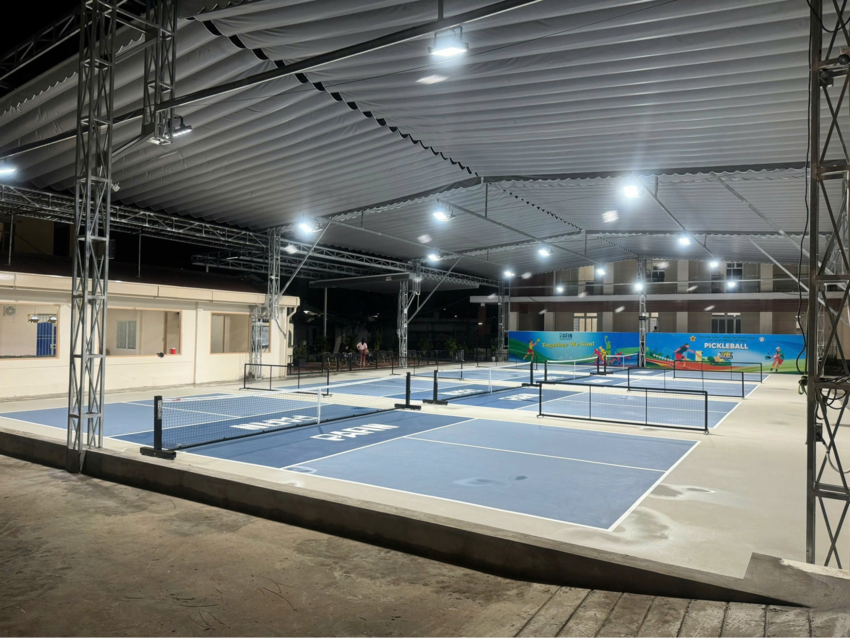 Pafin Pickleball nằm trong danh sách sân pickleball Quận 7 có cụm 4 sân tập trải nhựa asphalt cho trải nghiệm thể thao tuyệt vời