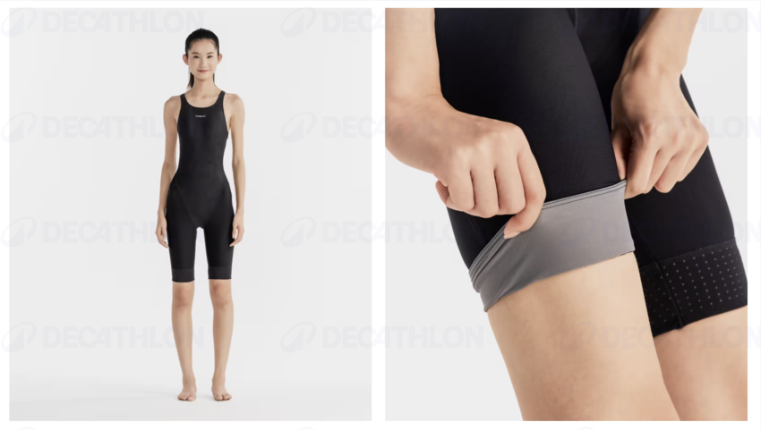 Đồ bơi nữ một mảnh dáng quần - Kamyleon Geol đen