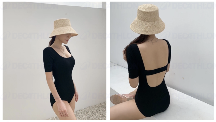 Đồ bơi tay lỡ lưng khoét ngang