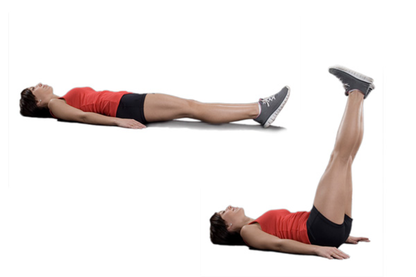 Siết cơ, đốt cháy mỡ bụng bằng bài tập nâng chân là bài tập giảm mỡ bụng dưới