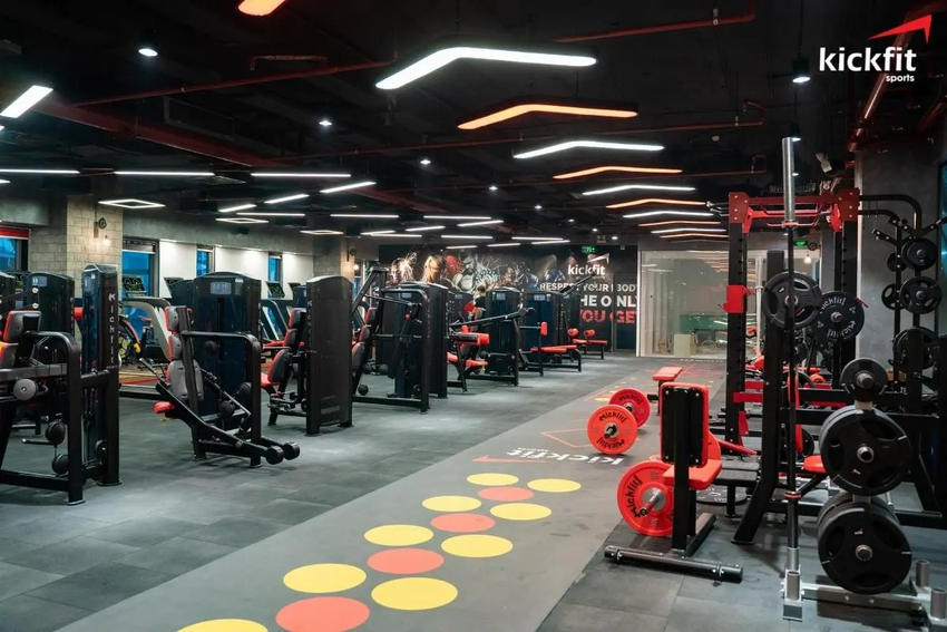 Kickfit Sports Metro Hà Đông sở hữu trang thiết bị hiện tại