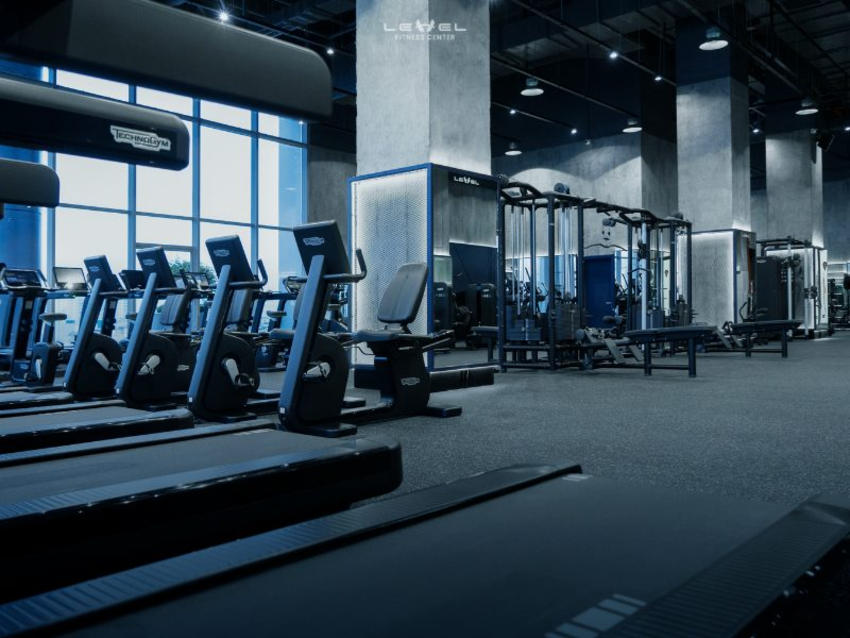 Không gian phòng tập gym Level Fitness & Yoga