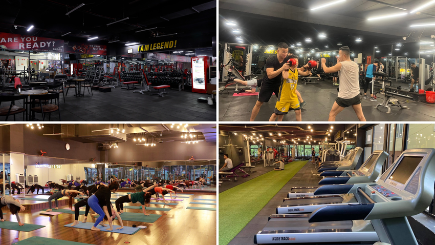 Newtime Fitness & Yoga sở hữu hệ thống thiết bị hiện đại cùng không gian rộng rãi