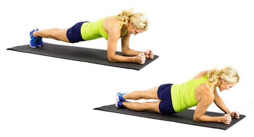 Bạn cần cố gắng đẩy hông sang bên càng sát thảm càng tốt