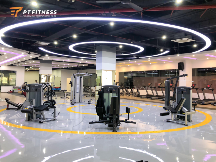 Mỗi hội viên đến luyện tập đều được trải nghiệm hệ thống máy hiện đại