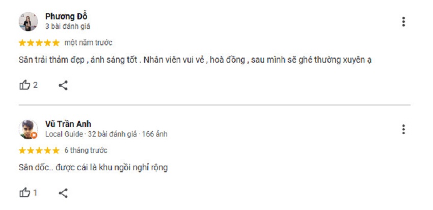 Đánh giá từ người chơi Phương Đỗ