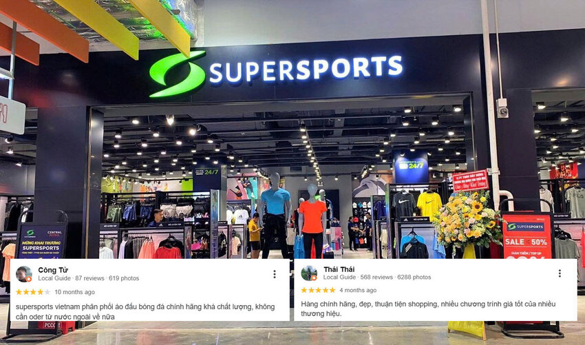 Supersports - Thương hiệu thể thao lâu đời