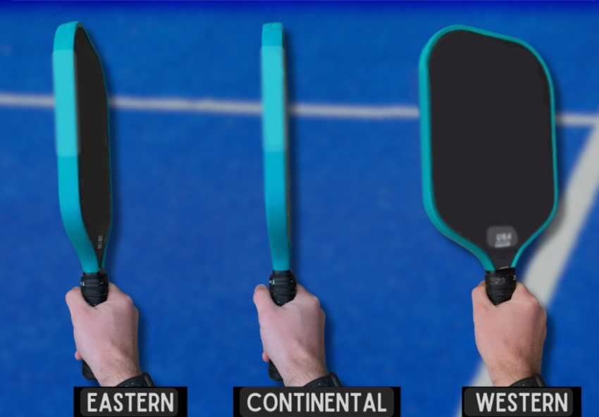 Các cách cầm vợt pickleball đúng