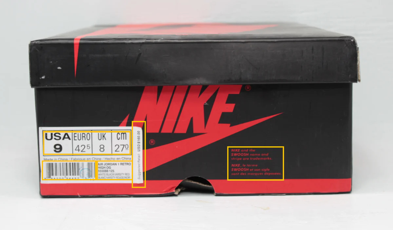 Hộp giày legit thường được làm từ chất liệu cứng cáp, in logo sắc nét