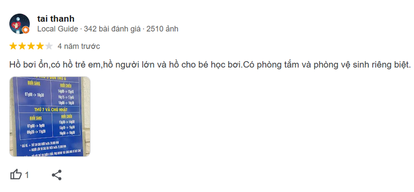 Khách hàng Tai Thanh đánh giá