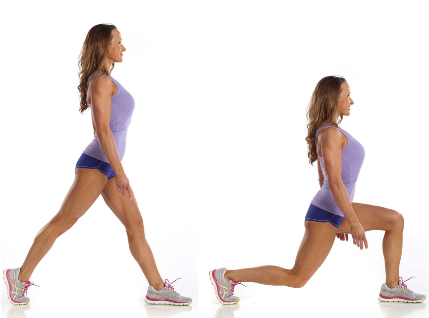 Lunge (chùng chân tới trước)
