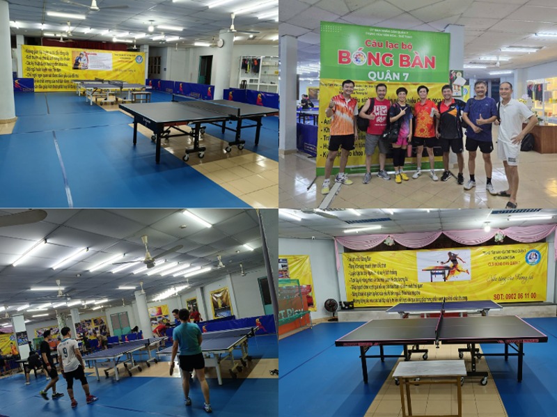Câu lạc bộ bóng bàn Quận 7 - Nguồn: Internet
