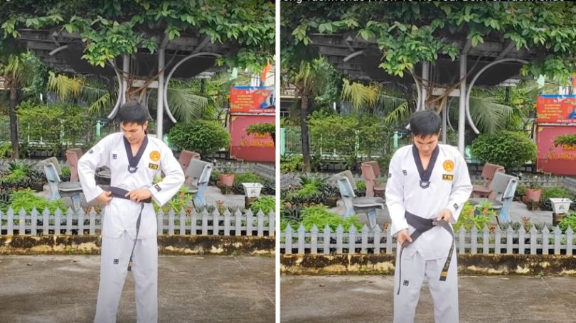 Hướng dẫn cách thắt đai Taekwondo đẹp như võ sư chuyên nghiệp