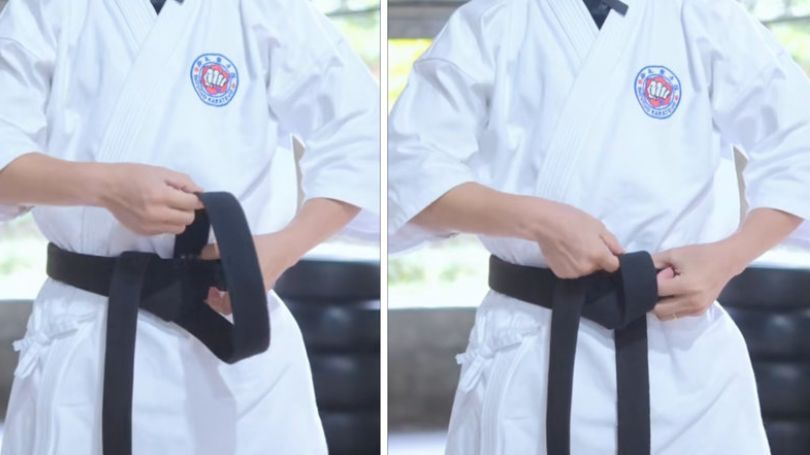 2 Cách thắt đai võ karate chỉ mất 3 phút cho người mới