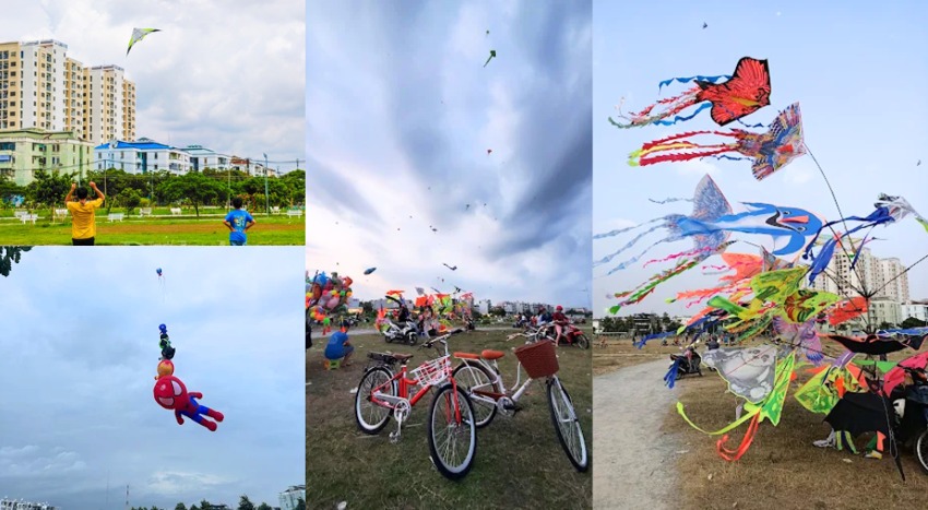 Khu thả diều ở công viên An Sương - Nguồn: Internet