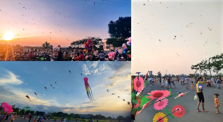 Khu thả diều nhà thi đấu đa năng Quận 12 - Nguồn: Internet