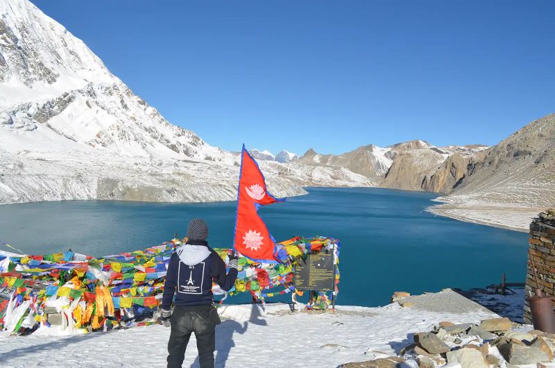 Một khu vực cắm trại trekking quanh núi Dhaulagiri I (Nguồn: Internet)