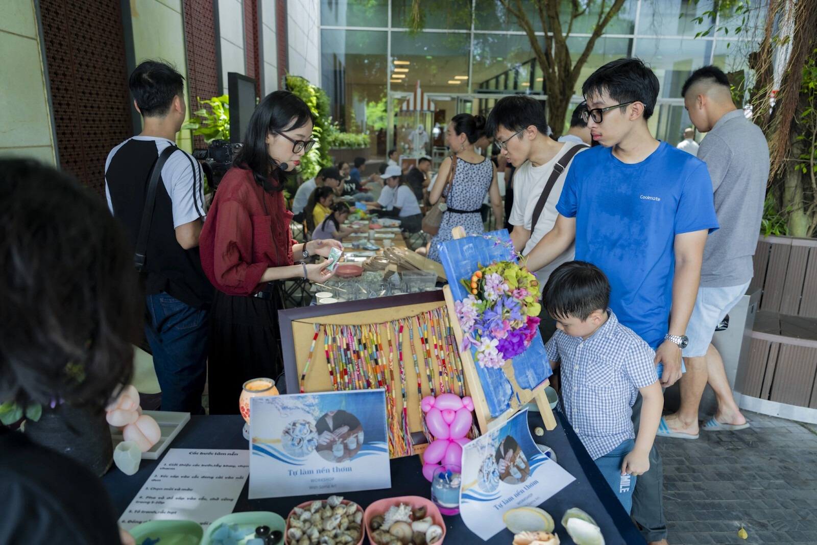 Cùng tham gia workshop giúp gắn kết tình cảm gia đình