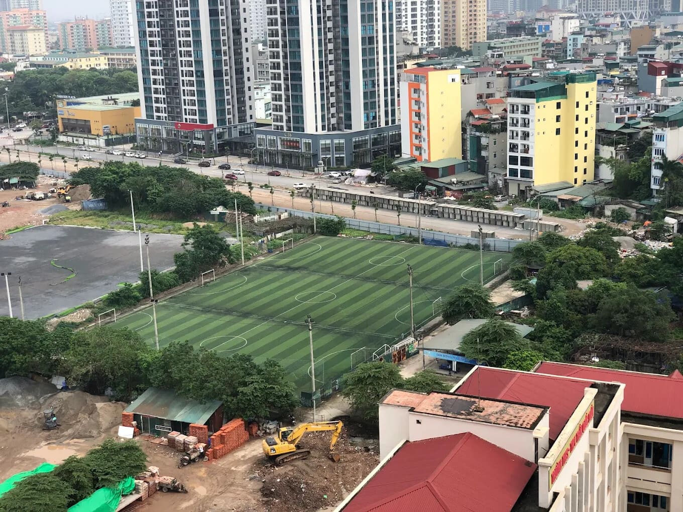 Một số hình ảnh của sân bóng Mỹ Đình 2