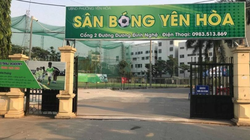 Bảng giá sân bóng yên hòa – Review chi tiết quy mô, đánh giá thực tế và đặt lịch