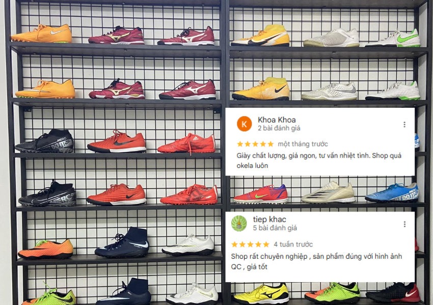 Giày tại MILAN SPORT được đánh giá chất lượng dù đã qua sử dụng - Nguồn: Internet