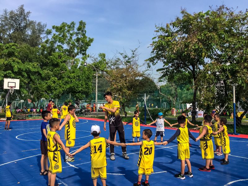 YourLife Basketball Academy có nhiều sân bóng rổ rộng khắp TP.HCM (Nguồn: Internet)
