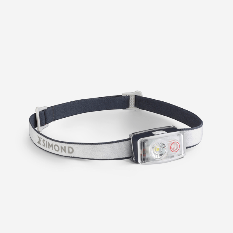 Đèn pin đội đầu leo núi 150 lumen sạc USB-C - UL500 xám