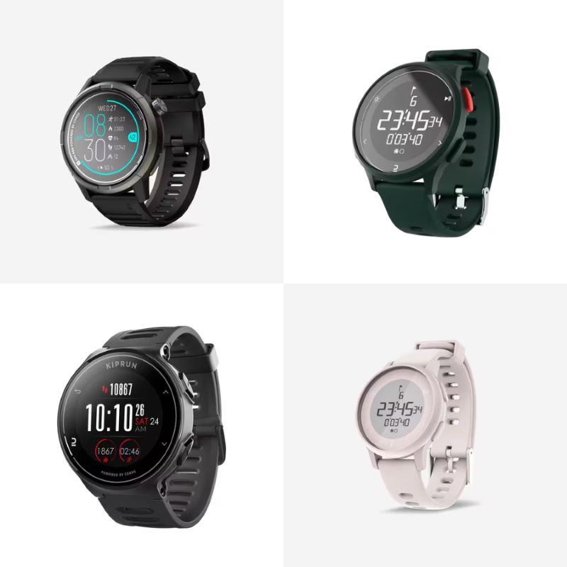 Đồng hồ thể thao tại Decathlon - quà tặng đám cưới cho cặp đôi yêu thích rèn luyện thể thao - Nguồn: Decathlon