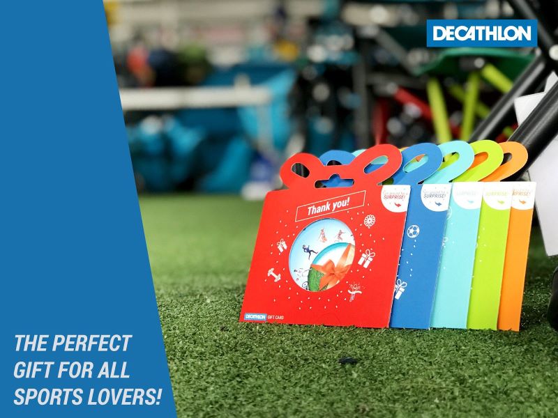 Thẻ quà tặng Decathlon - quà cưới thiết thực cho cặp đôi yêu thích thể thao - Nguồn: Internet