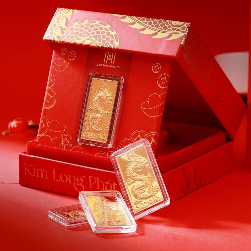 Vàng miếng - món quà tặng đám cưới mong ước về tài lộc và thịnh vượng - Nguồn: Internet