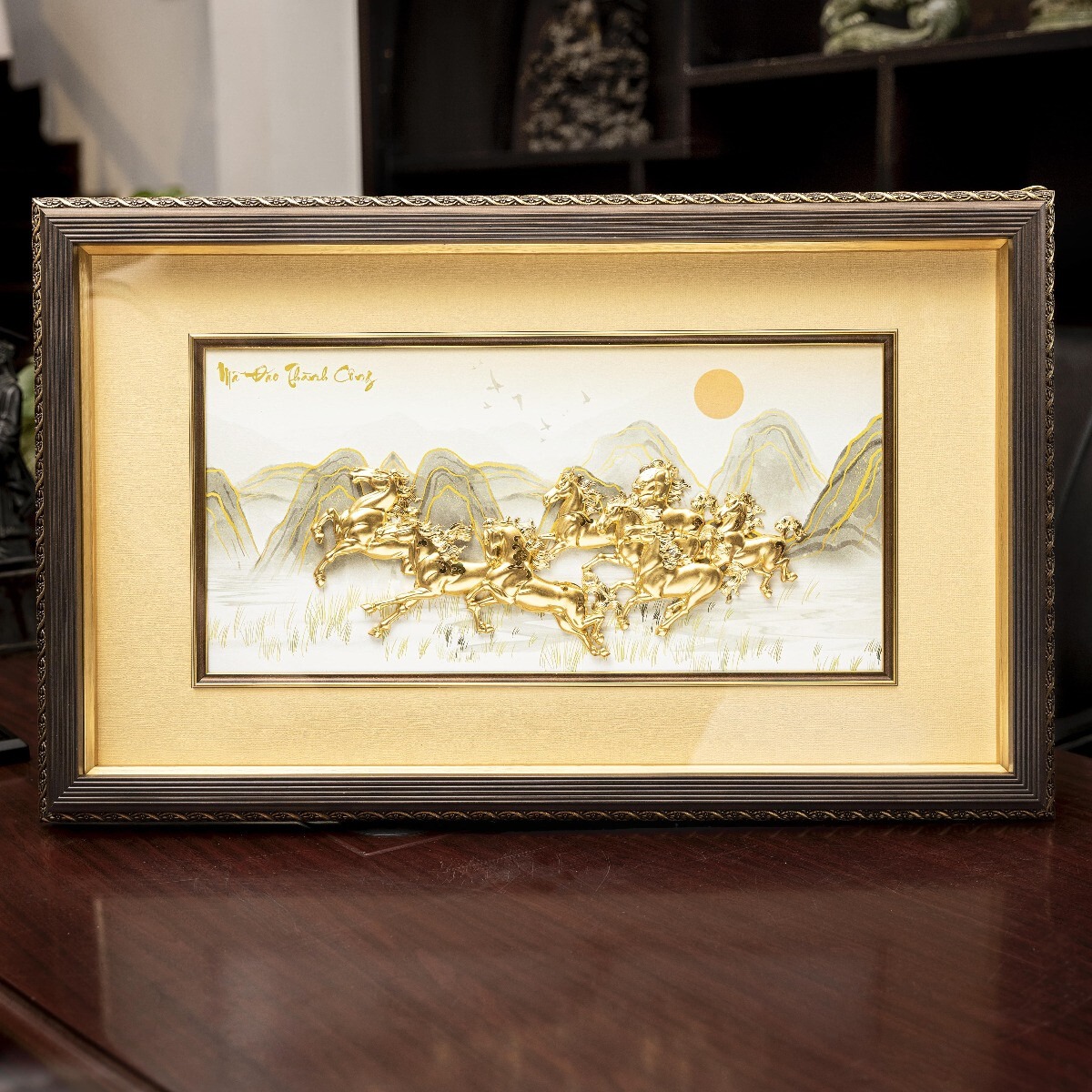 Tranh “Mã đáo thành công” - quà tặng mang ý nghĩa phong thủy thuận lợi