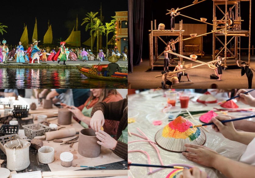 Có nhiều show trình diễn và workshop về văn hoá - nghệ thuật mà bạn có thể cân nhắc để mua vé tặng sếp nước ngoài