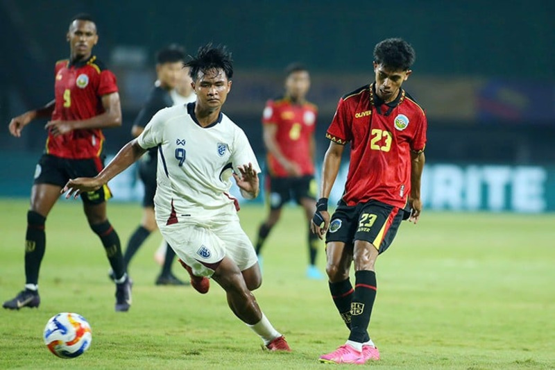 Đội hình U22 Đông Timor gặp đội hình U22 Thái Lan vào lúc 19:00 ngày 03/12/2025 