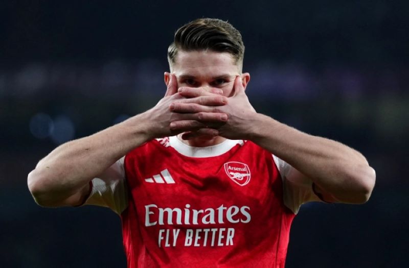 Arsenal đang đứng vị trí thứ 1 trên BXH Giải bóng đá Ngoại hạng Anh - Nguồn: Internet