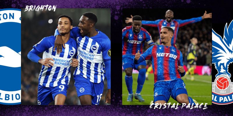 Trận đấu giữa Brighton & Hove Albion vs Crystal Palace có thể kết thúc với tỉ số 1-1 hoặc 2-1 - Nguồn: Internet