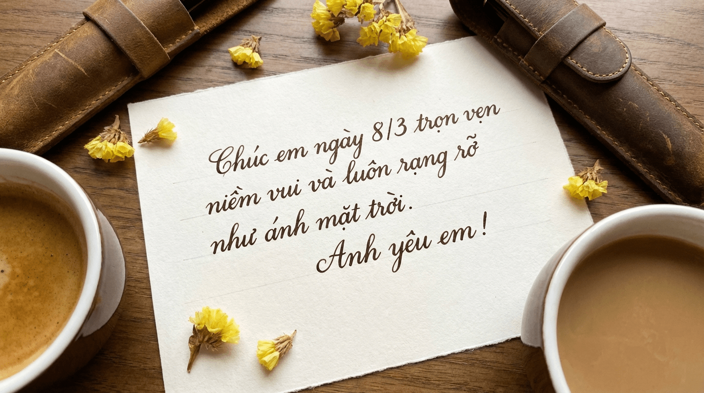 50++ Lời chúc 8/3 cho người yêu ngọt ngào và ý nghĩa nhất 2026