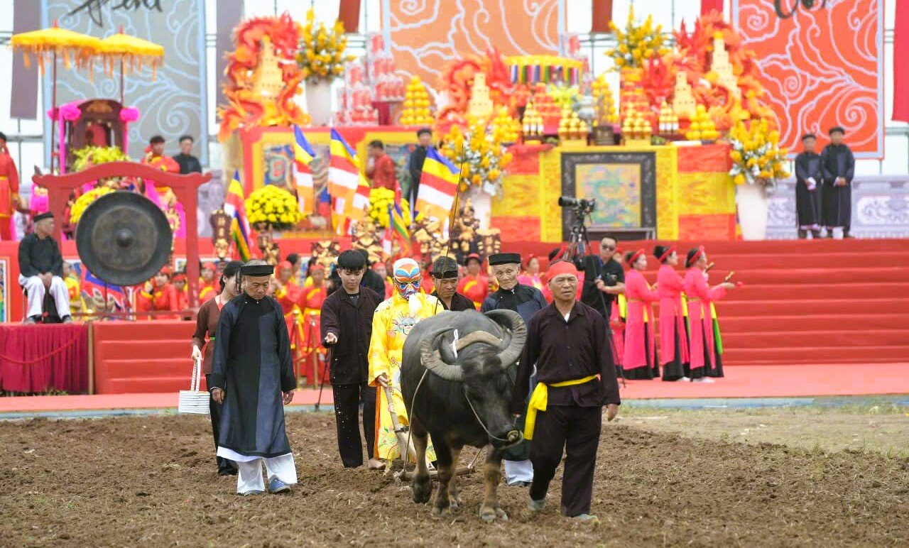 Lễ hội Tịch điền Đọi Sơn (Nguồn: Internet)