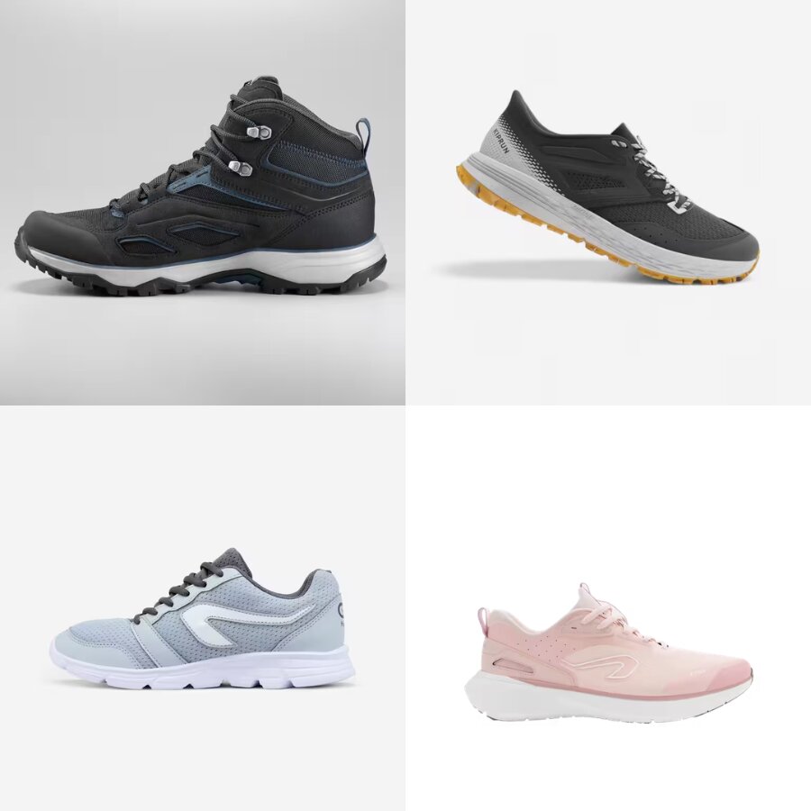 Nhiều mẫu giày tại Decathlon thích hợp để làm quà tặng 14/3 - Nguồn: Internet