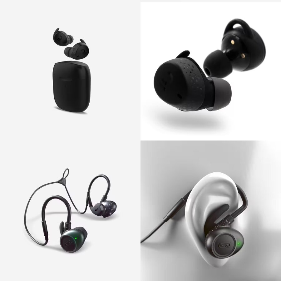 Tai nghe thông minh tại Decathlon giúp bạn dễ dàng sử dụng khi vận động - Nguồn: Internet